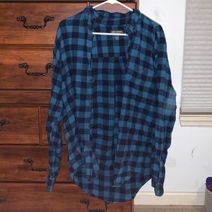 John Bartlett Teal and Blue Flannel